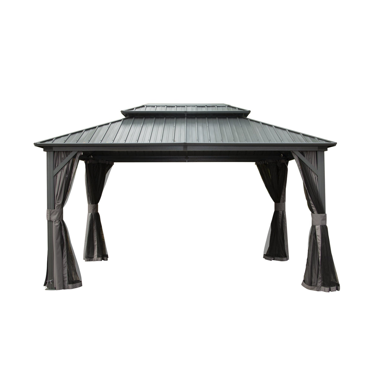 10' x 12' Hardtop Aluminum Gazebo - The Vitality Estate