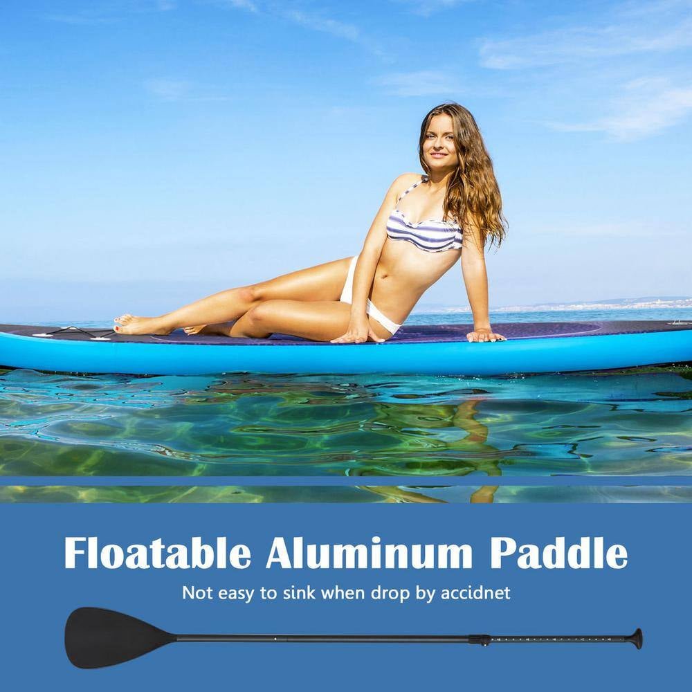 11 Ft. Inflatable Stand-Up Paddle Board Non-Slip Deck Surfboard with Hand Pump - The Vitality Estate