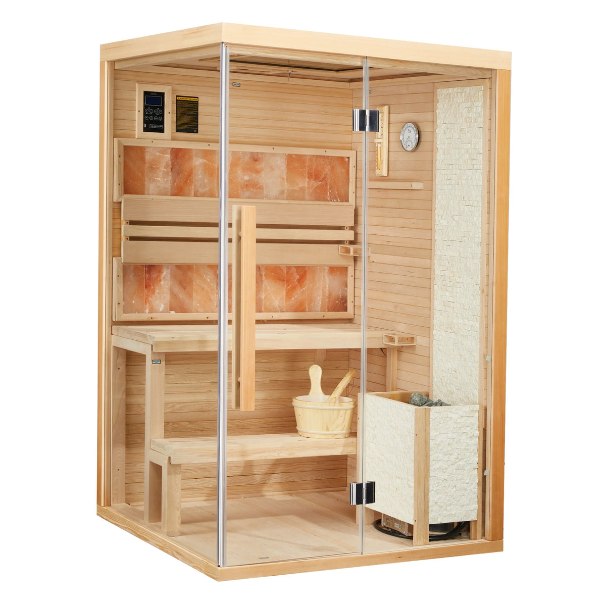 2-4 Person Steam Sauna, Traditional Sauna for Home, Home Spa Sauna, Indoor Sauna - The Vitality Estate