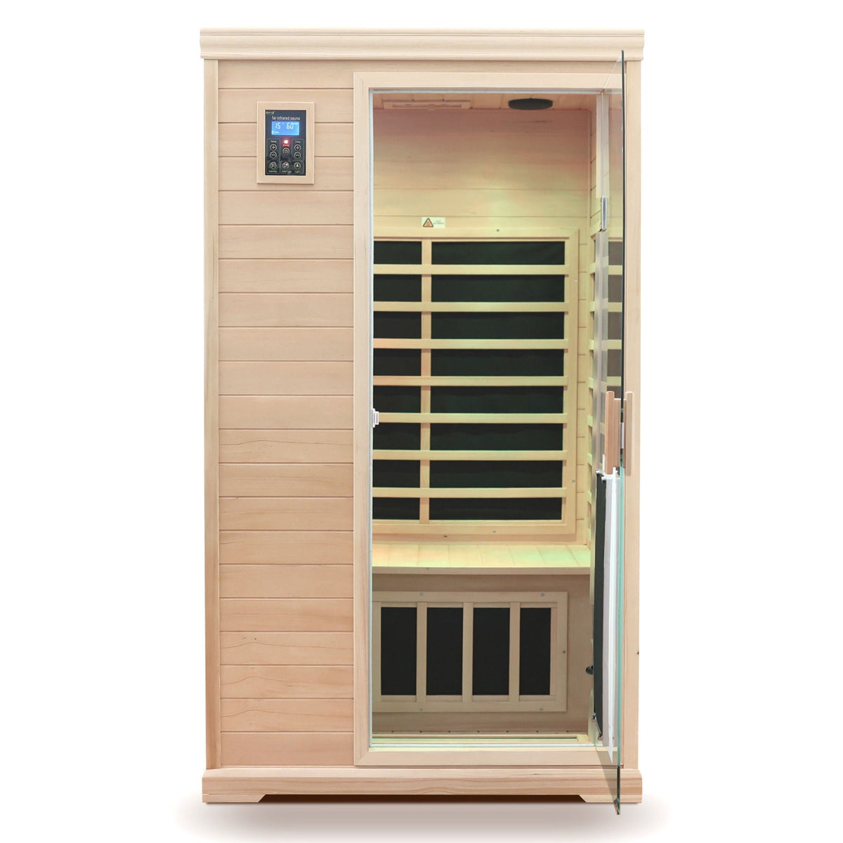 2 Person Far Infrared Hemlock Indoor Sauna Room - Natural - The Vitality Estate