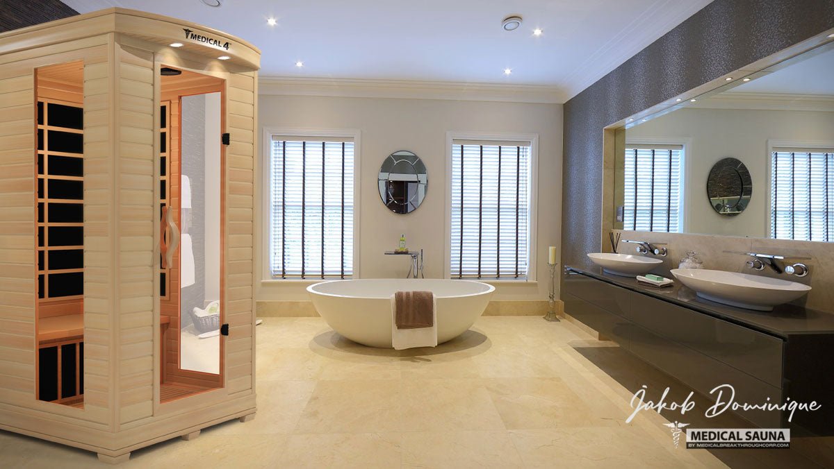 2 Person Home Full Spectrum Infrared Sauna | Medical 4™ - The Vitality Estate