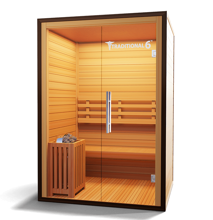 2 Person Home Stream Sauna | Traditional 6™ - The Vitality Estate