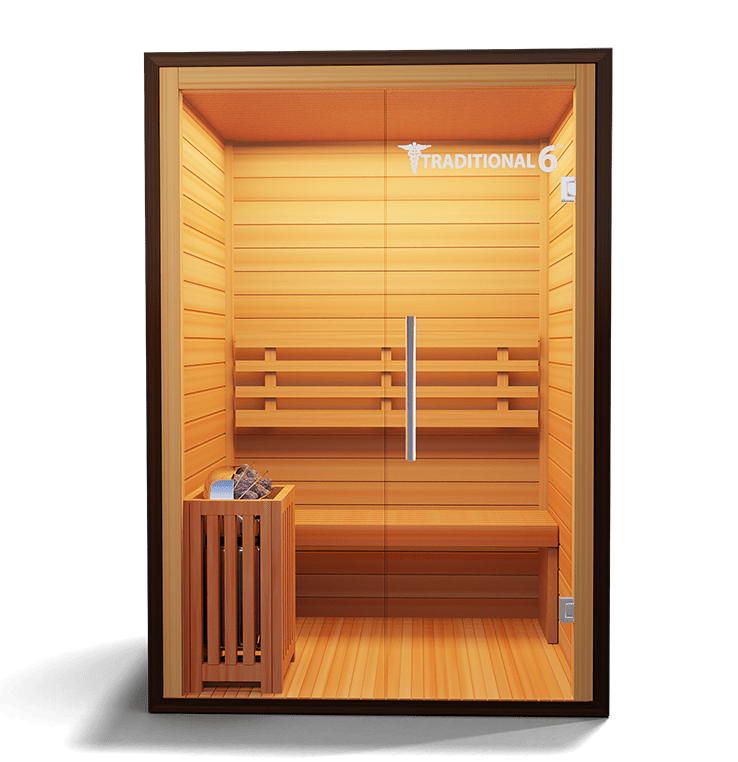 2 Person Home Stream Sauna | Traditional 6™ - The Vitality Estate