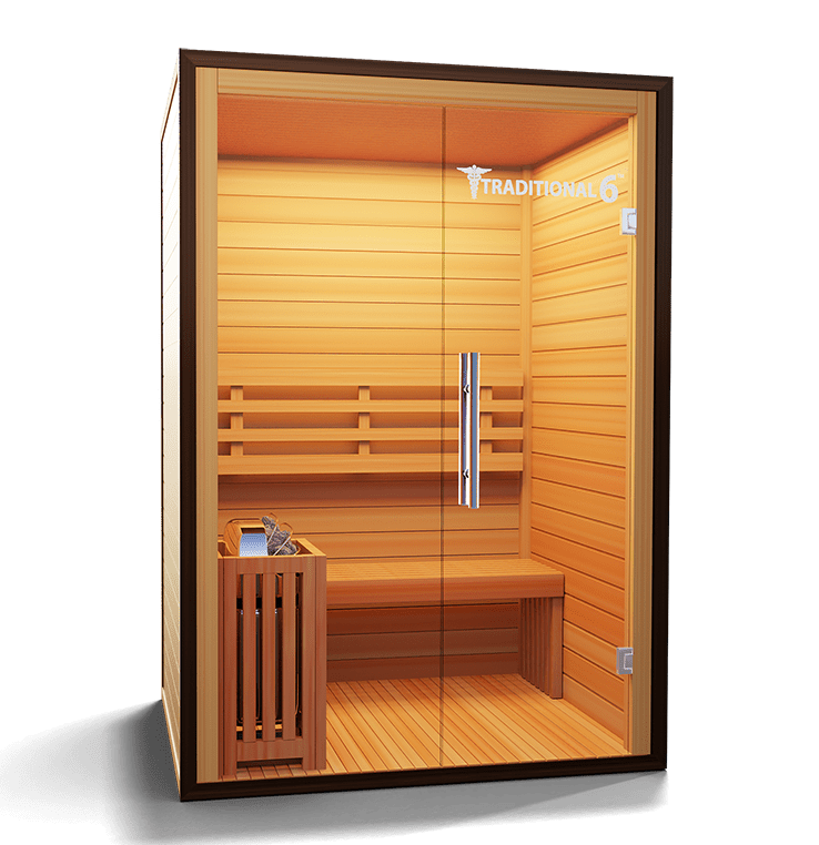 2 Person Home Stream Sauna | Traditional 6™ - The Vitality Estate