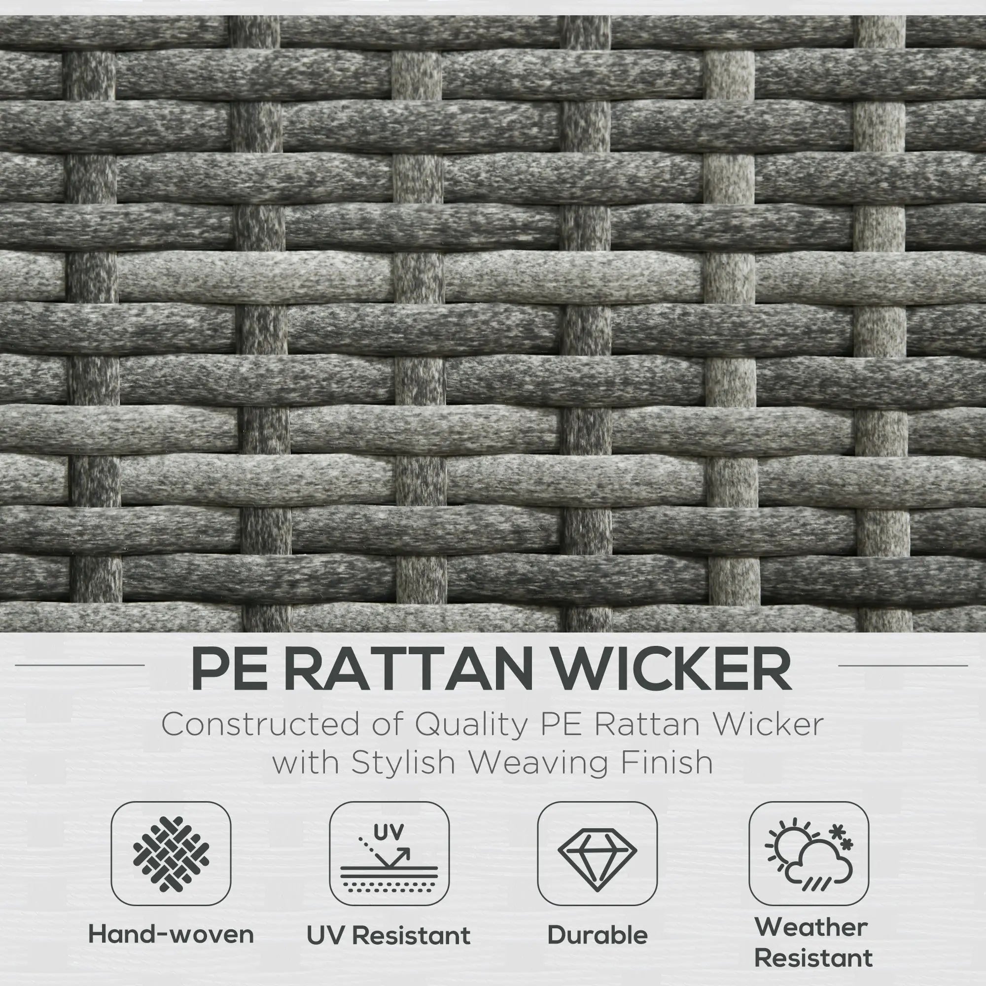 2 Piece Rattan Outdoor Patio Couch Set - The Vitality Estate