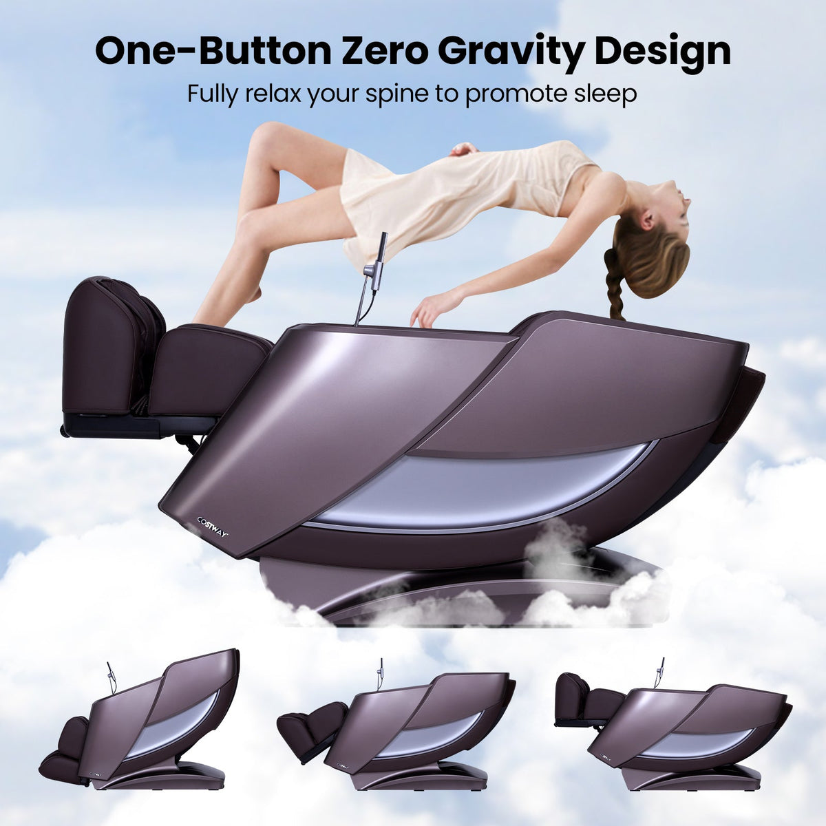 2025 Enjoyment 42 - Full Body Zero Gravity Massage Recliner with Airbags and Foot Rollers - The Vitality Estate