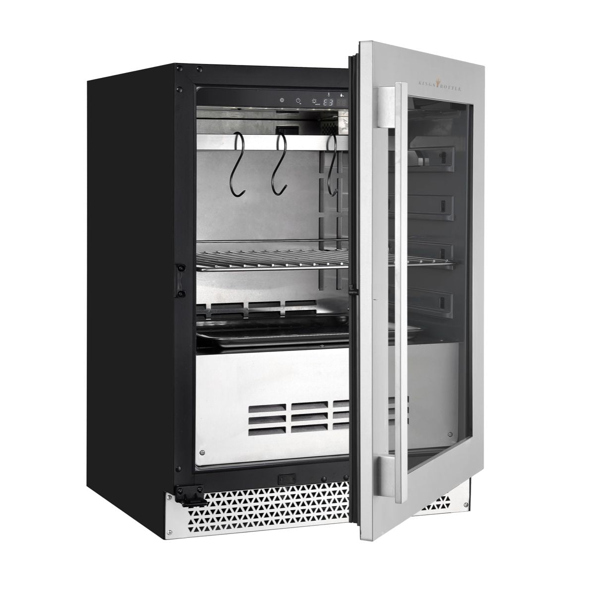 24″ Glass‑Door Meat Aging Fridge (Compact) - The Vitality Estate