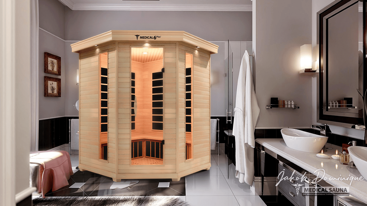6 Person Indoor Infrared Full Spectrum Sauna | Medical 6 Plus™ - The Vitality Estate