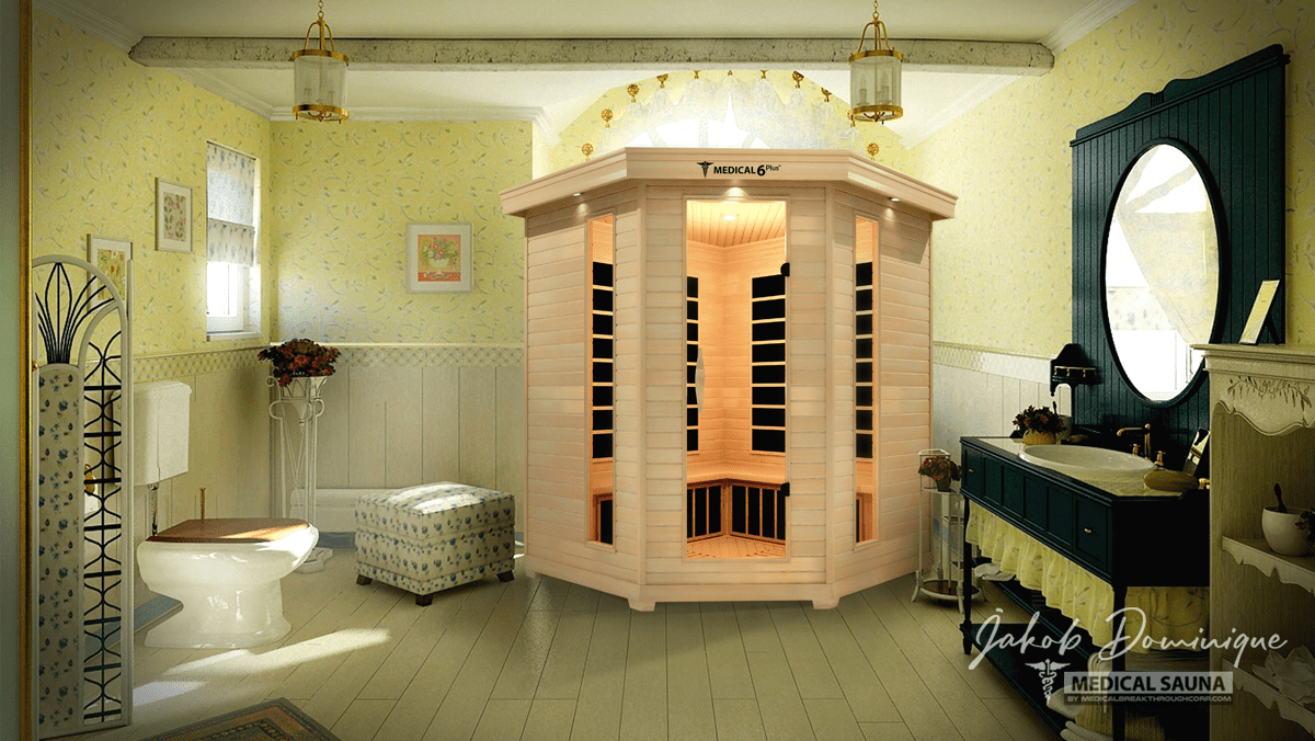 6 Person Indoor Infrared Full Spectrum Sauna | Medical 6 Plus™ - The Vitality Estate