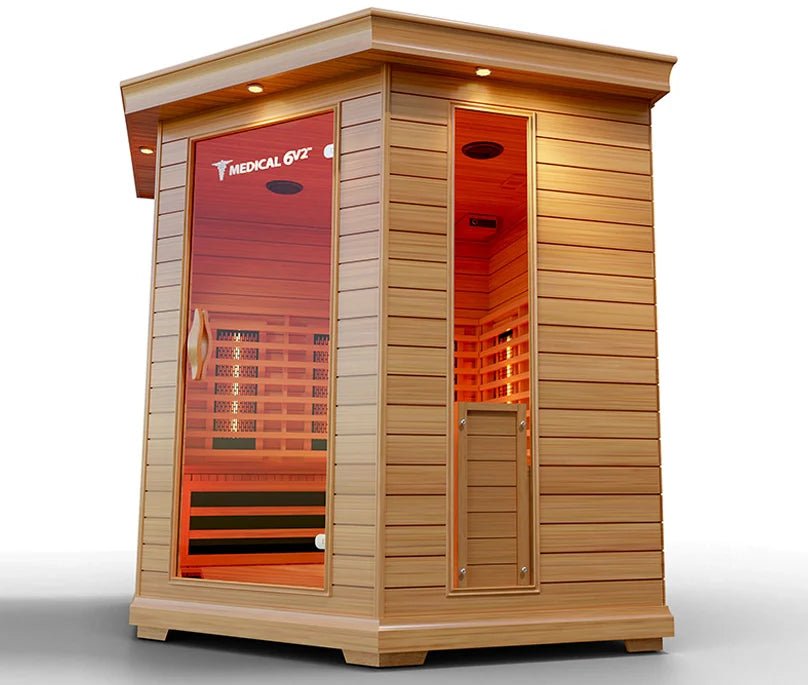 6 Person Indoor Infrared Full Spectrum Sauna | Medical 6 Plus™ - The Vitality Estate