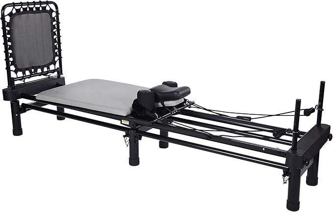 AeroPilates Reformer Home Workout Equipment, Pilates Machine w/Resistance - The Vitality Estate
