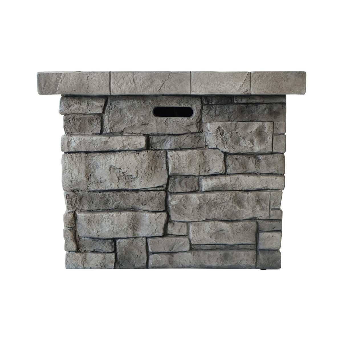 Alora 30-Inch Modern Outdoor 40K BTU Steel Frame Propane Fire Table With Lava Rocks (SAK12756) - The Vitality Estate