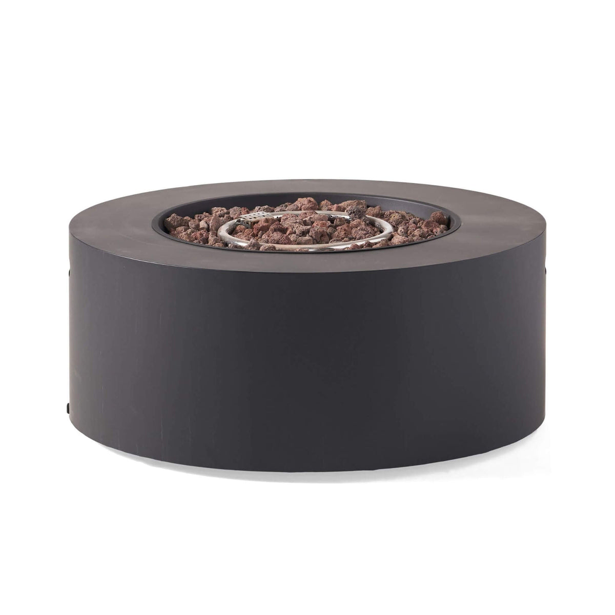 Alora Modern 32-Inch 40K BTU Round Iron Propane Fire Pit (SAK29102) - The Vitality Estate
