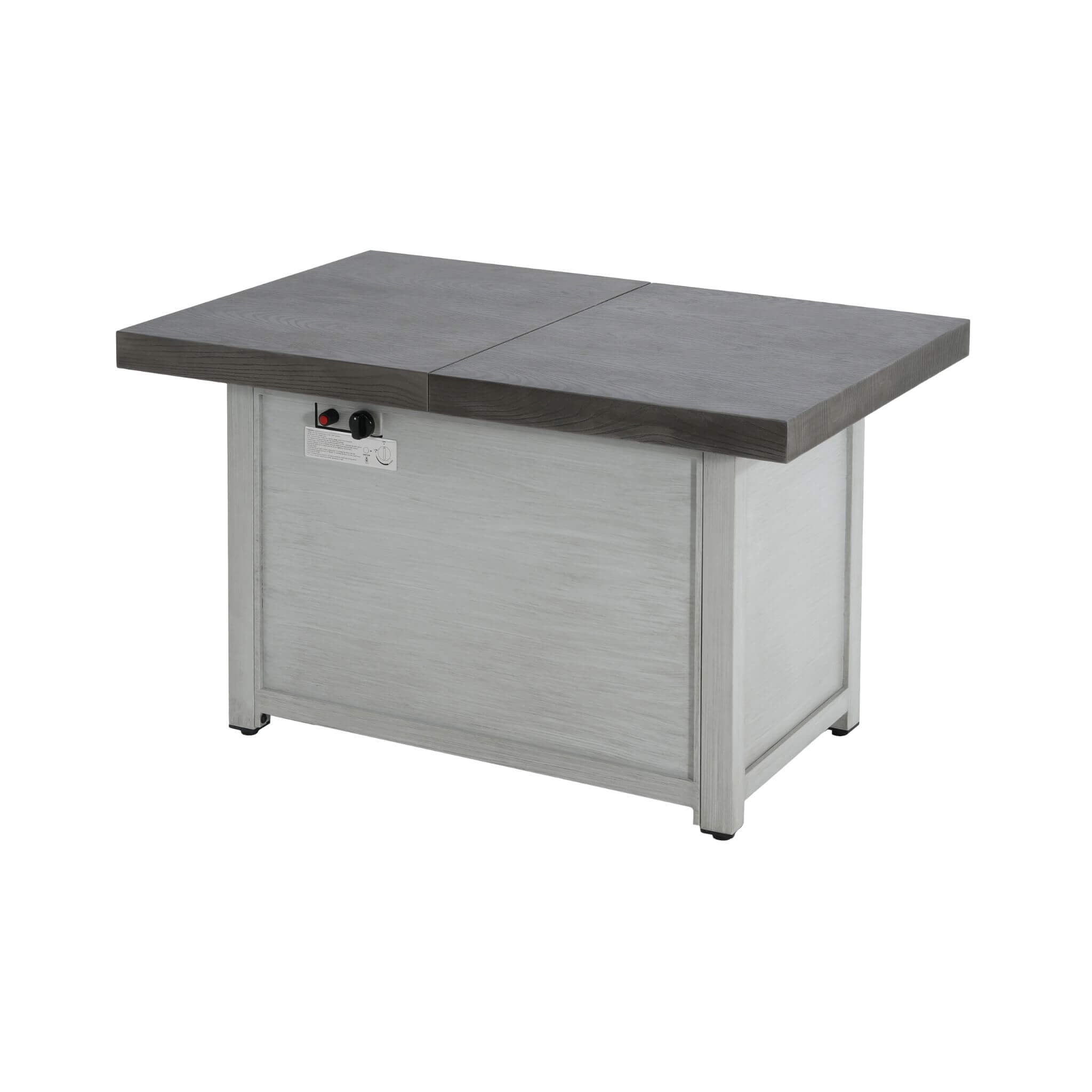 Alora Premium 50K BTU Rectangle Outdoor Aluminum Fire Pit Table (SAK70248) - The Vitality Estate