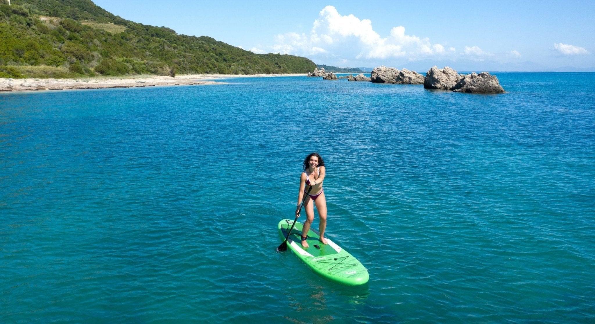 Aqua Marina BREEZE 9'10" Inflatable Paddle Board All-Around SUP - The Vitality Estate