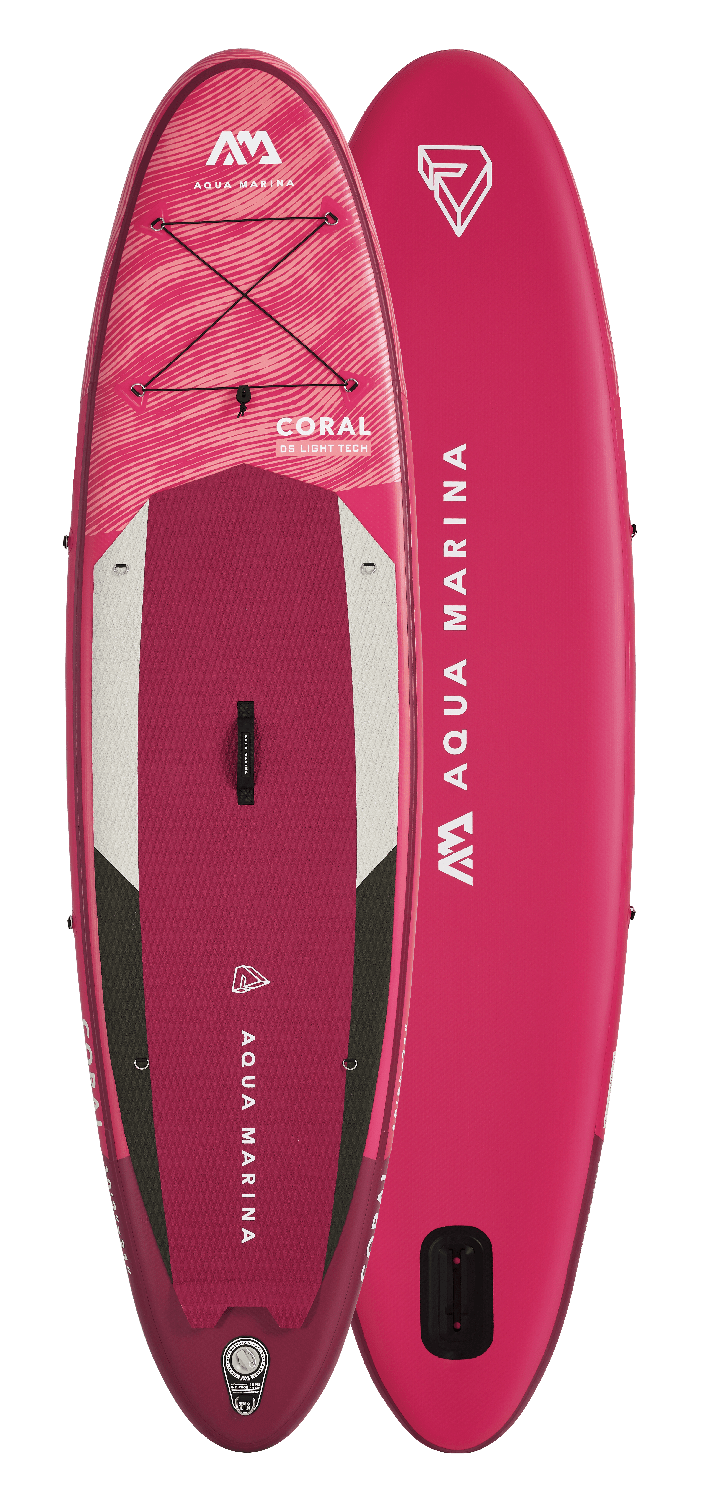 Aqua Marina CORAL 10'2" Inflatable Paddle Board All-Around Advanced SUP - The Vitality Estate