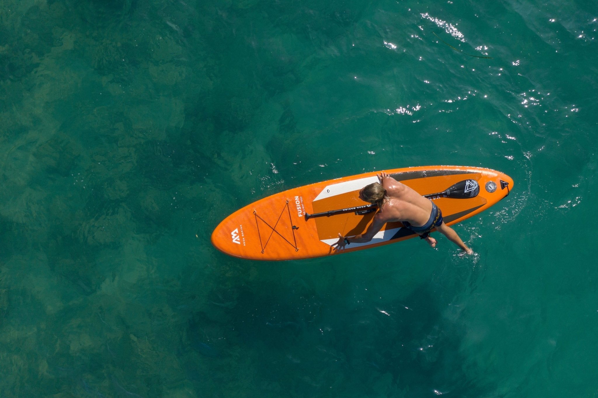 Aqua Marina FUSION 10'10" Inflatable Paddle Board All-Around SUP - The Vitality Estate