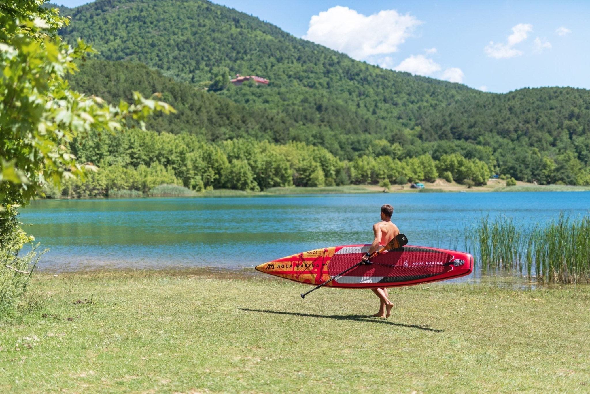Aqua Marina RACE 12'6" Inflatable Paddle Board Racing SUP - The Vitality Estate