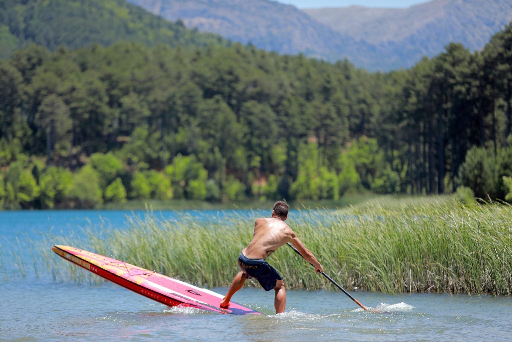Aqua Marina RACE 12'6" Inflatable Paddle Board Racing SUP - The Vitality Estate