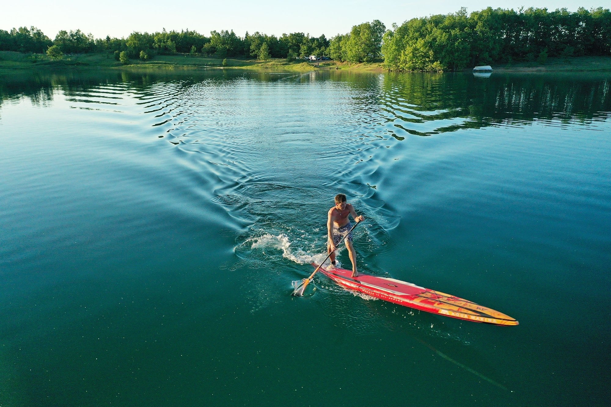 Aqua Marina RACE ELITE 14'0" Inflatable Paddle Board Racing SUP - The Vitality Estate