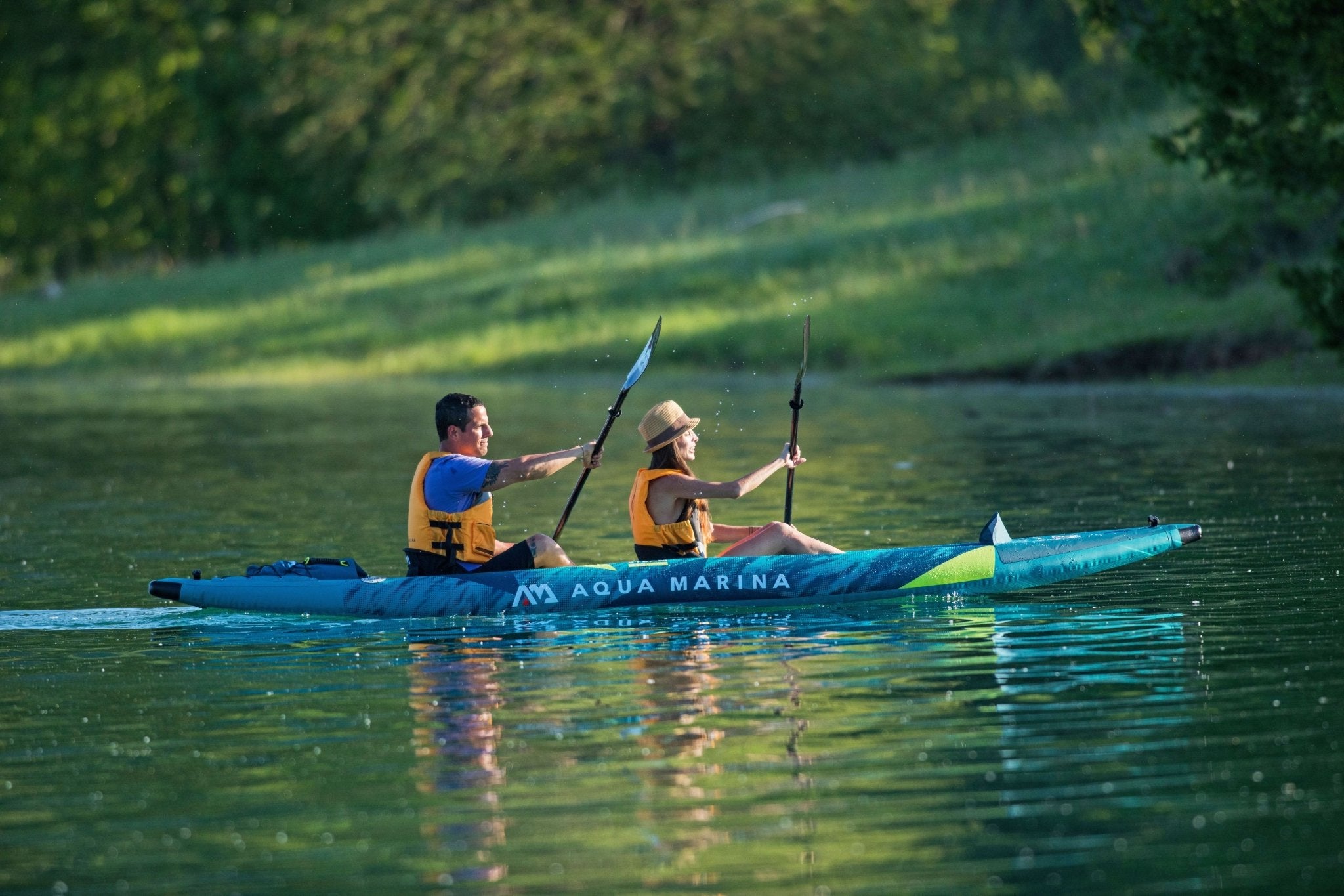 Aqua Marina STEAM 13'6" Inflatable Versatile/Whitewater Kayak - The Vitality Estate