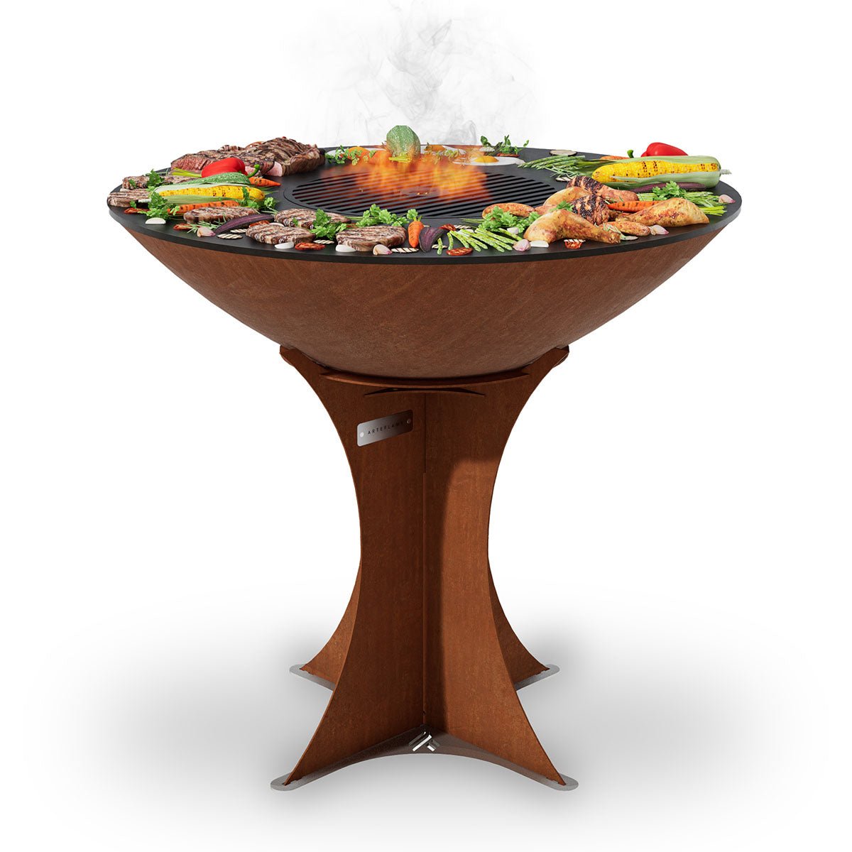 Arteflame XXL 40" Flat Top Grill - High Euro Base - The Vitality Estate