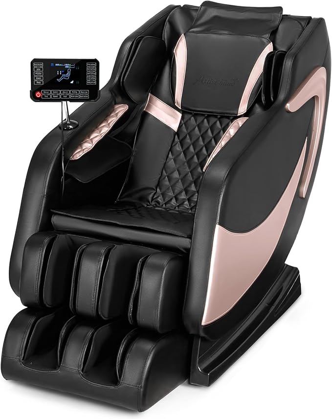 Artist hand Massage Chair Full Body, Zero Gravity Massage Chair Shiatsu Massage Recliner with 5 Auto Modes, Back & Upper Legs Heating, Bluetooth Speakers, Calfrest Extension, Airbags, Foot Rollers - The Vitality Estate