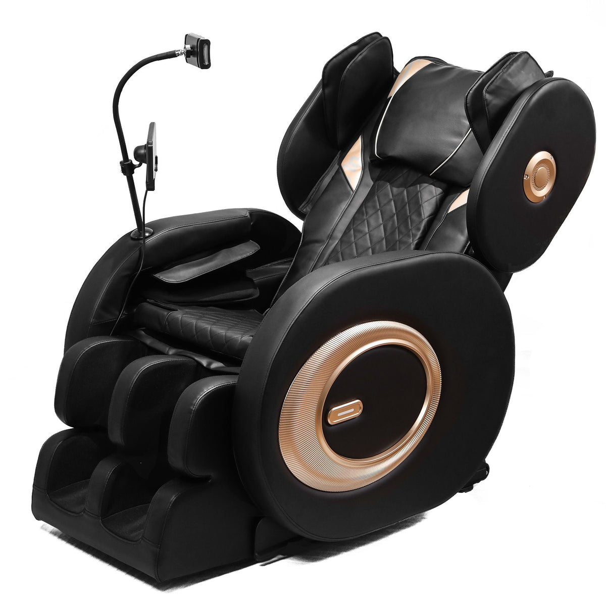 Automatic Massage Chair Recliner With Zero Gravity And Full Body Air Pressure - Black - The Vitality Estate
