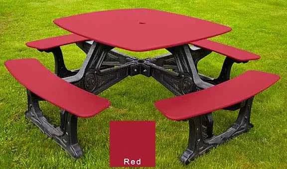 Bistro Outdoor Dining Table – 8 Seat Made from Recycled Plastic - The Vitality Estate