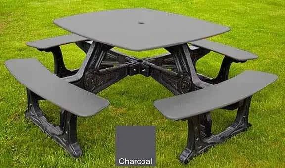 Bistro Outdoor Dining Table – 8 Seat Made from Recycled Plastic - The Vitality Estate