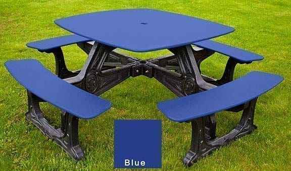 Bistro Outdoor Dining Table – 8 Seat Made from Recycled Plastic - The Vitality Estate