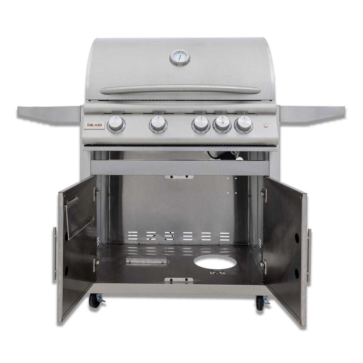 Blaze LTE+ 32-Inch 4-Burner Freestanding Gas Grill with Lift-Assist Hood and Rear Infrared Burner - The Vitality Estate