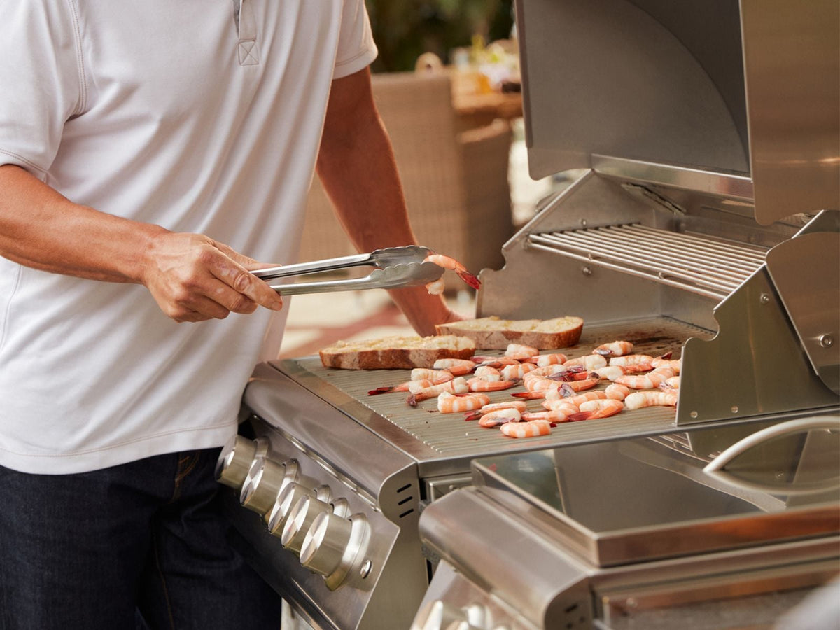Blaze LTE+ 32-Inch 4-Burner Freestanding Gas Grill with Lift-Assist Hood and Rear Infrared Burner - The Vitality Estate