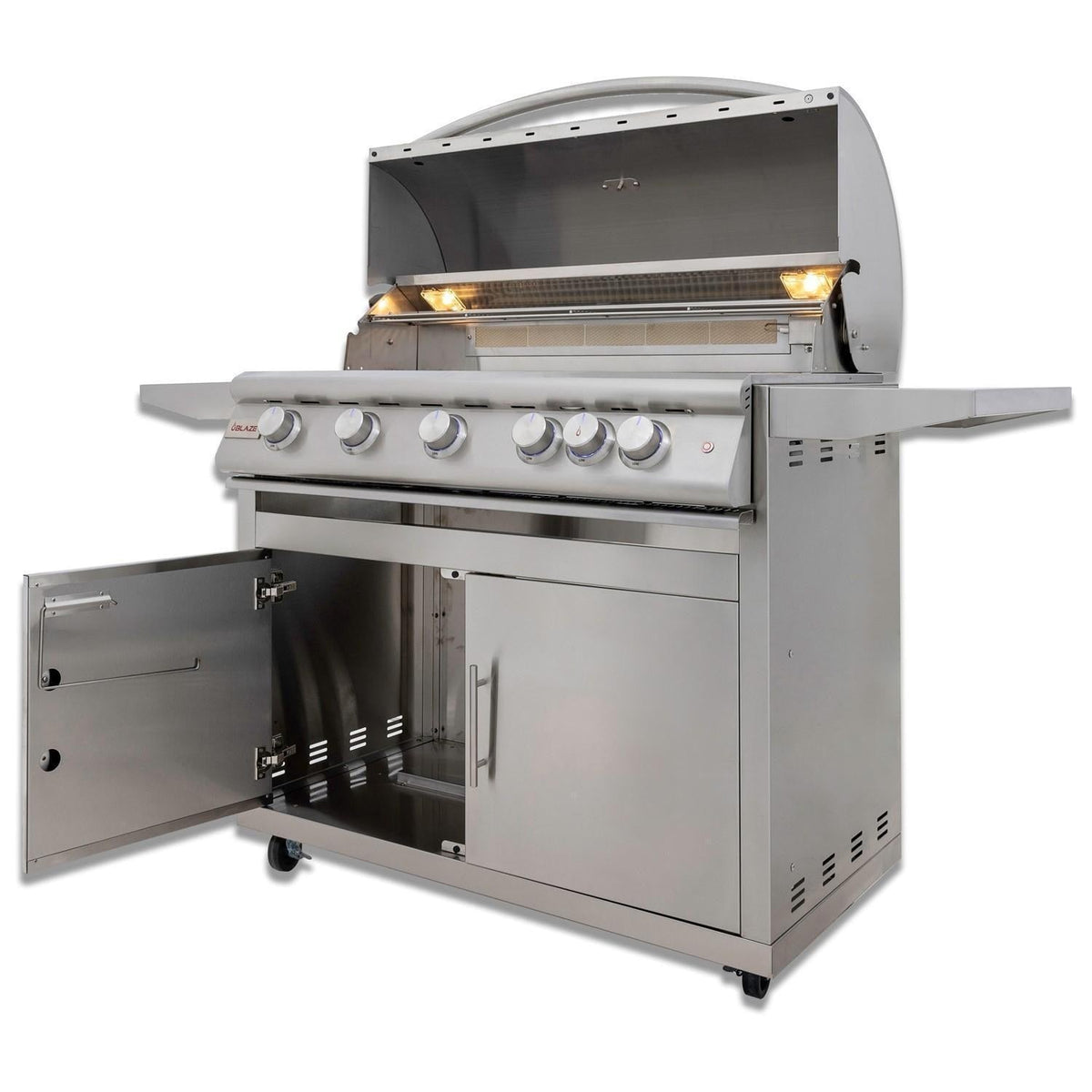 Blaze LTE+ 40-Inch 5-Burner Freestanding Gas Grill w/ Lift-Assist Hood and Rear Infrared Burner - The Vitality Estate