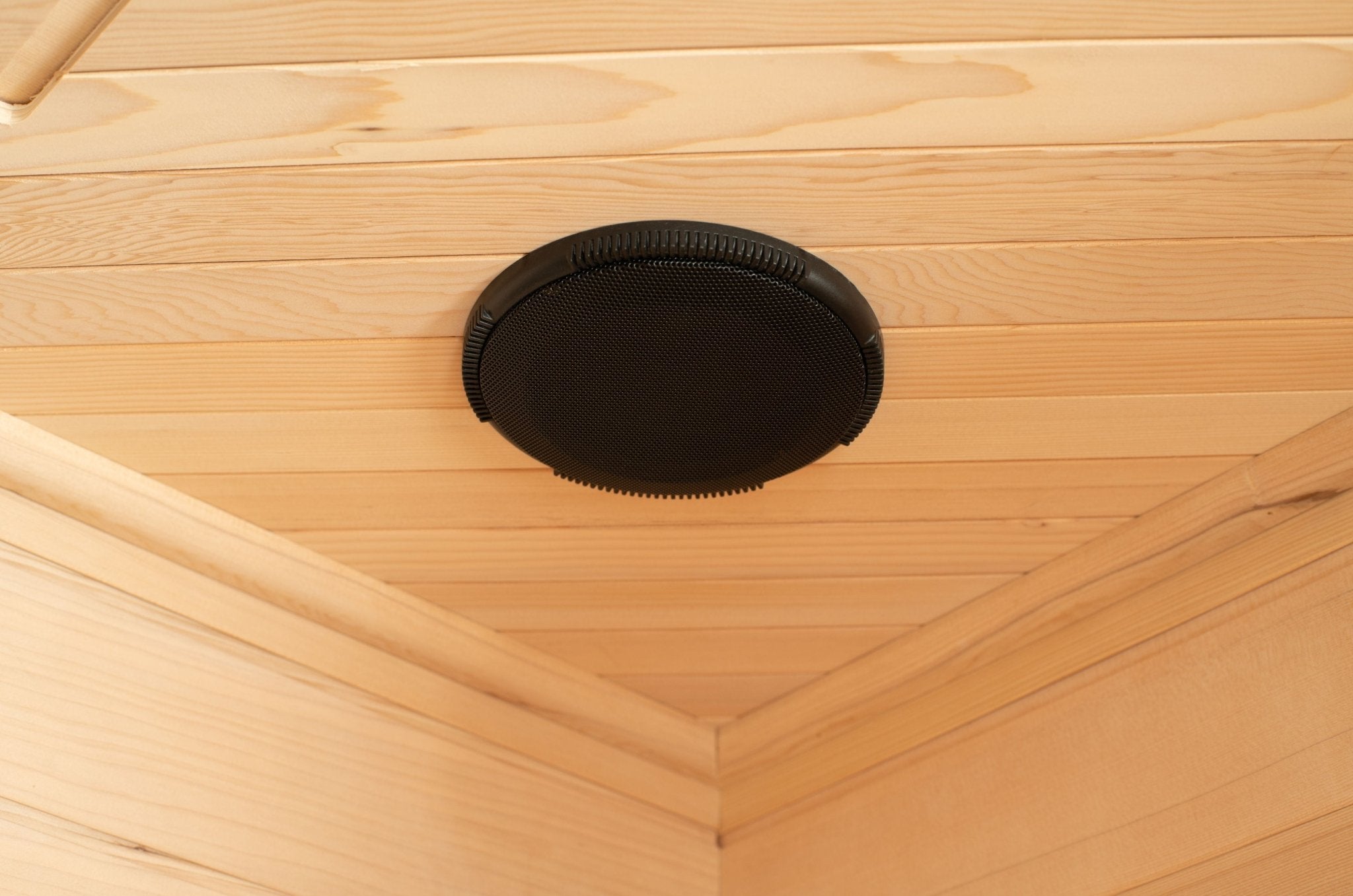 Blisspod, Vienna, Corner Spacious Far Infrared Sauna Canadian Hemlock Ultra Low EMF, 12 Heaters, 4-5 Persons - The Vitality Estate