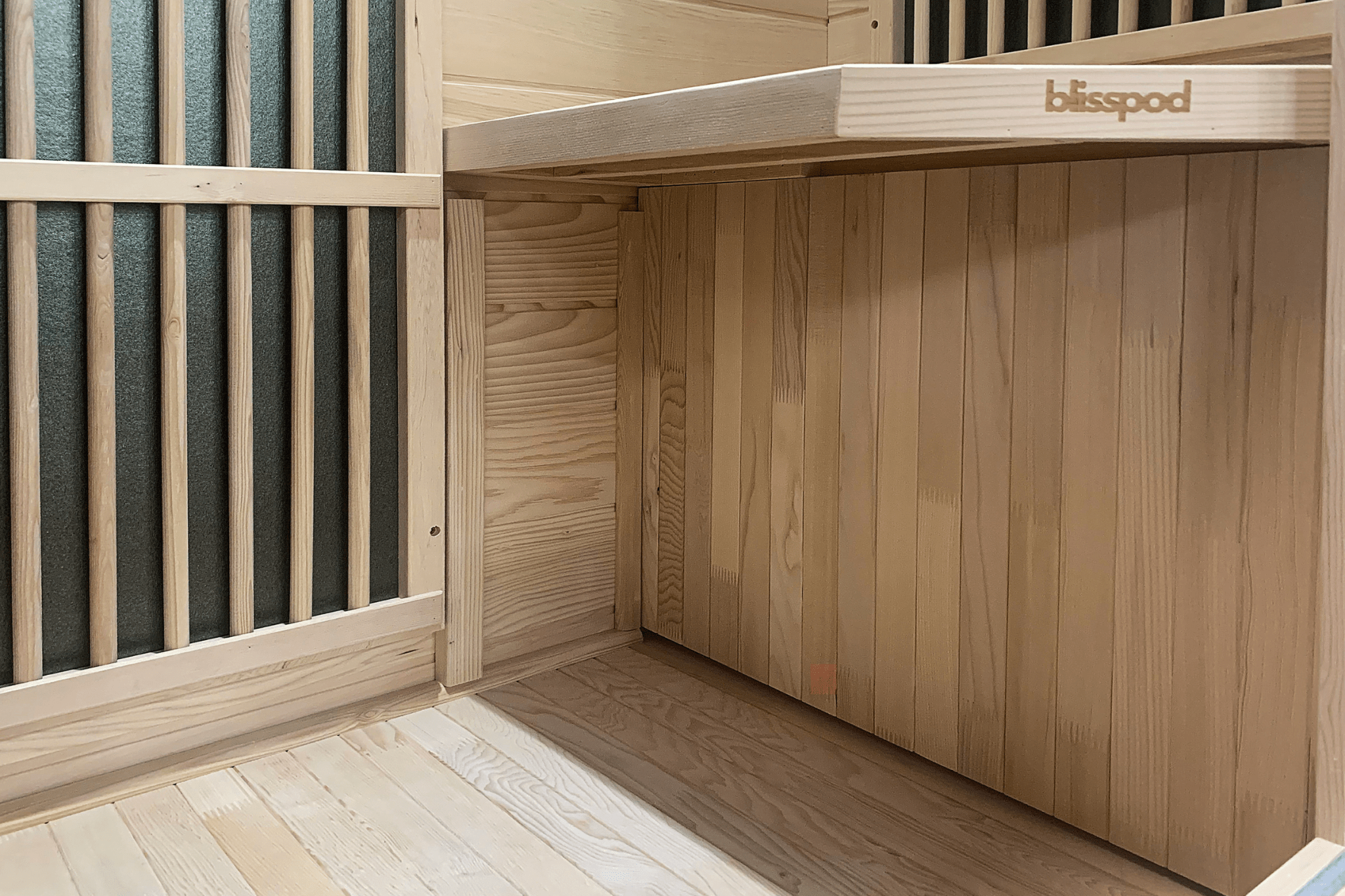 Blisspod | Vienna | Far Infrared Sauna | Canadian Hemlock Very Low EMF | 72.8"H x 35.4"W x 25.6"D | 1 Person - The Vitality Estate