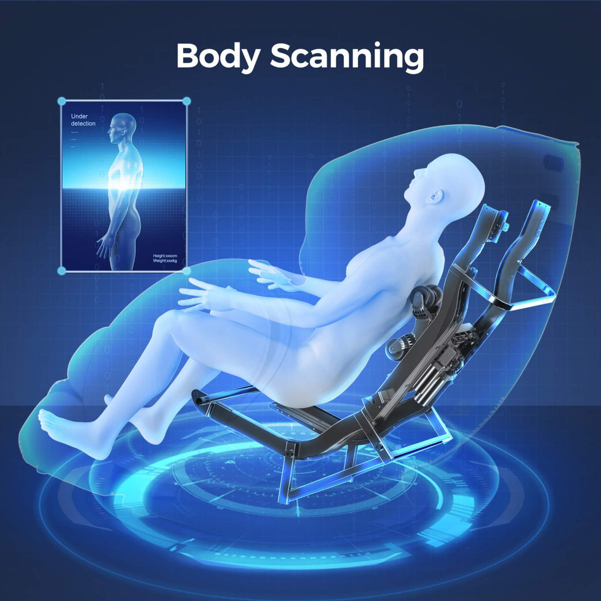 Bosscare Full Body 3D Zero Gravity Shiatsu Recliner Massage Chair With App (SAK32840) - The Vitality Estate