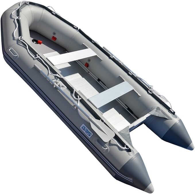 BRIS 14.1 ft Inflatable Boat Inflatable Rescue & Dive Inflatable Raft Power Boat - The Vitality Estate