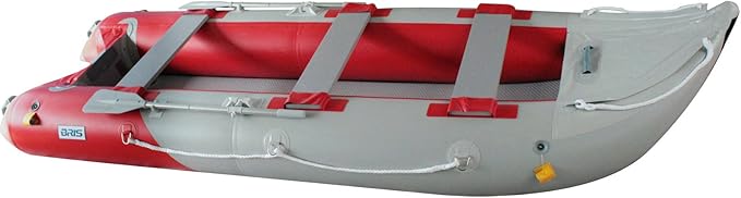 BRIS 14.1 FT Inflatable Kayak Fishing Tender Inflatable Poonton Boat with Air Floor - The Vitality Estate