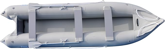 BRIS 15.4ft Inflatable Kayak 4 Person Canoe Boat - The Vitality Estate