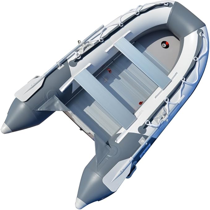 BRIS 9.8 ft Inflatable Boat Inflatable Dinghy Boat Yacht Tender Fishing Raft - The Vitality Estate