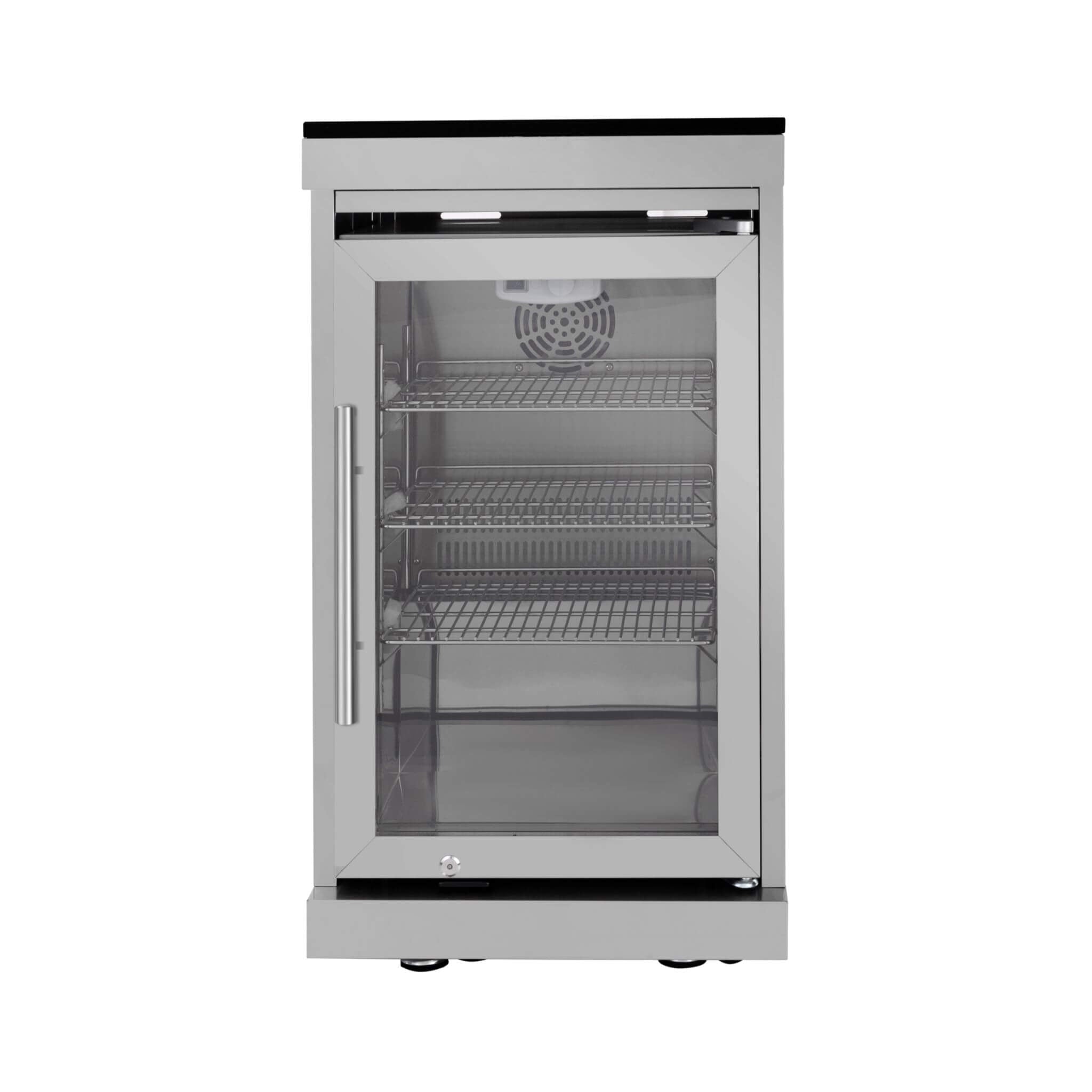 Castelle Flame Capri 96-Inch 6-Burner 85000 BTU Outdoor Kitchen Liquid Propane Grill Island With Fridge (SAK42895) - The Vitality Estate