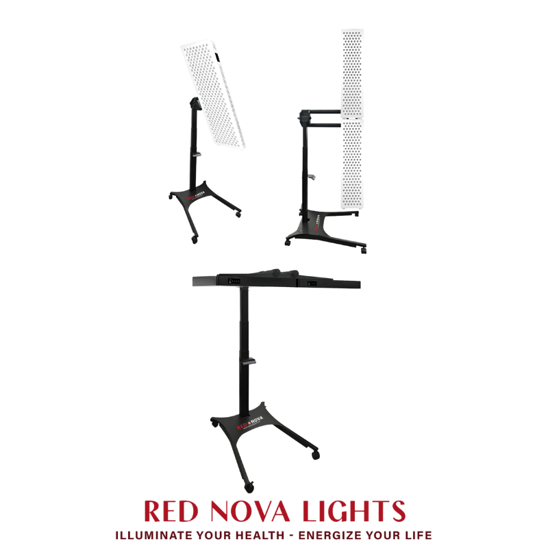 RNL900 & RNL1500 Premium Electric Mobile Stand for Red Light Therapy Panels