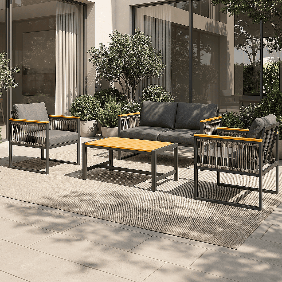 Forge Outdoor Sectional Sofa - The Vitality Estate
