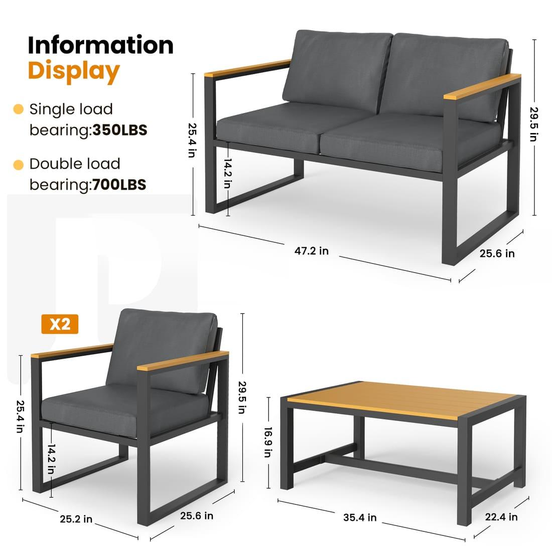 Forge Outdoor Sectional Sofa - The Vitality Estate