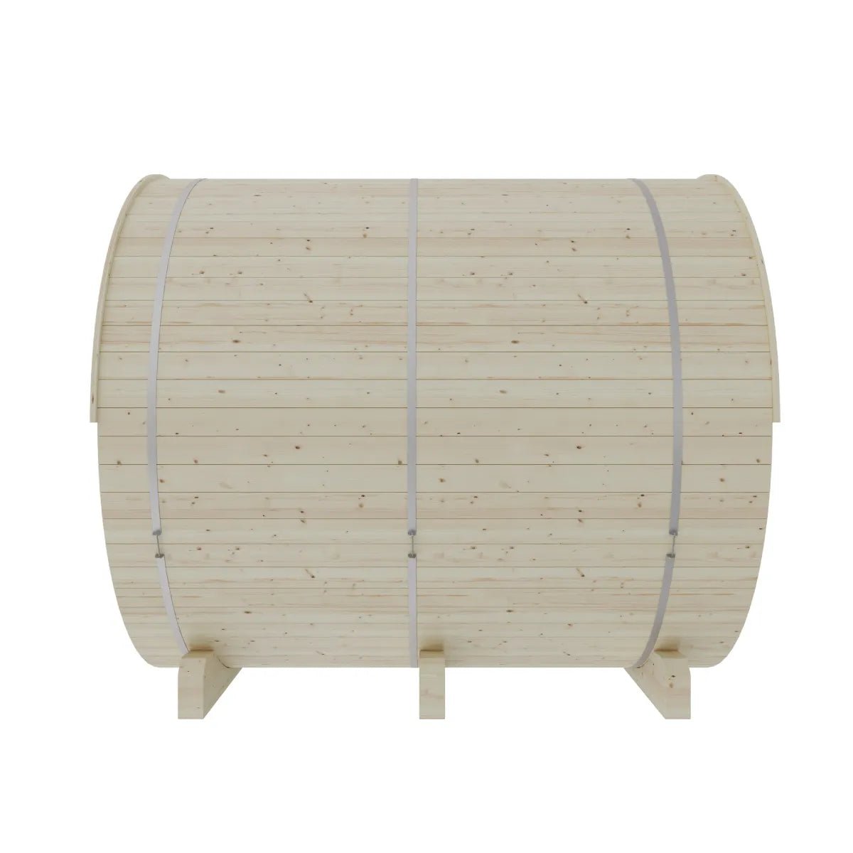 Helsinki Finnish Barrel Sauna with Terrace and WiFi Heater - Finnish Sauna Builders - The Vitality Estate