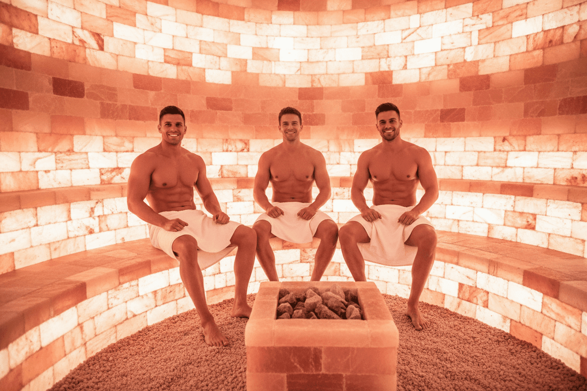 Himalayan Salt Sauna 4' x 4' Surface Area - 16 Sq feet - The Vitality Estate