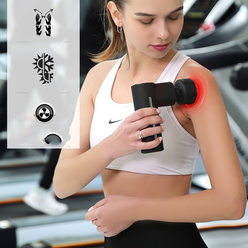 Hot And Cold Massage Gun Muscle Massager Neck Cream Muscle Membrane Relaxation - The Vitality Estate