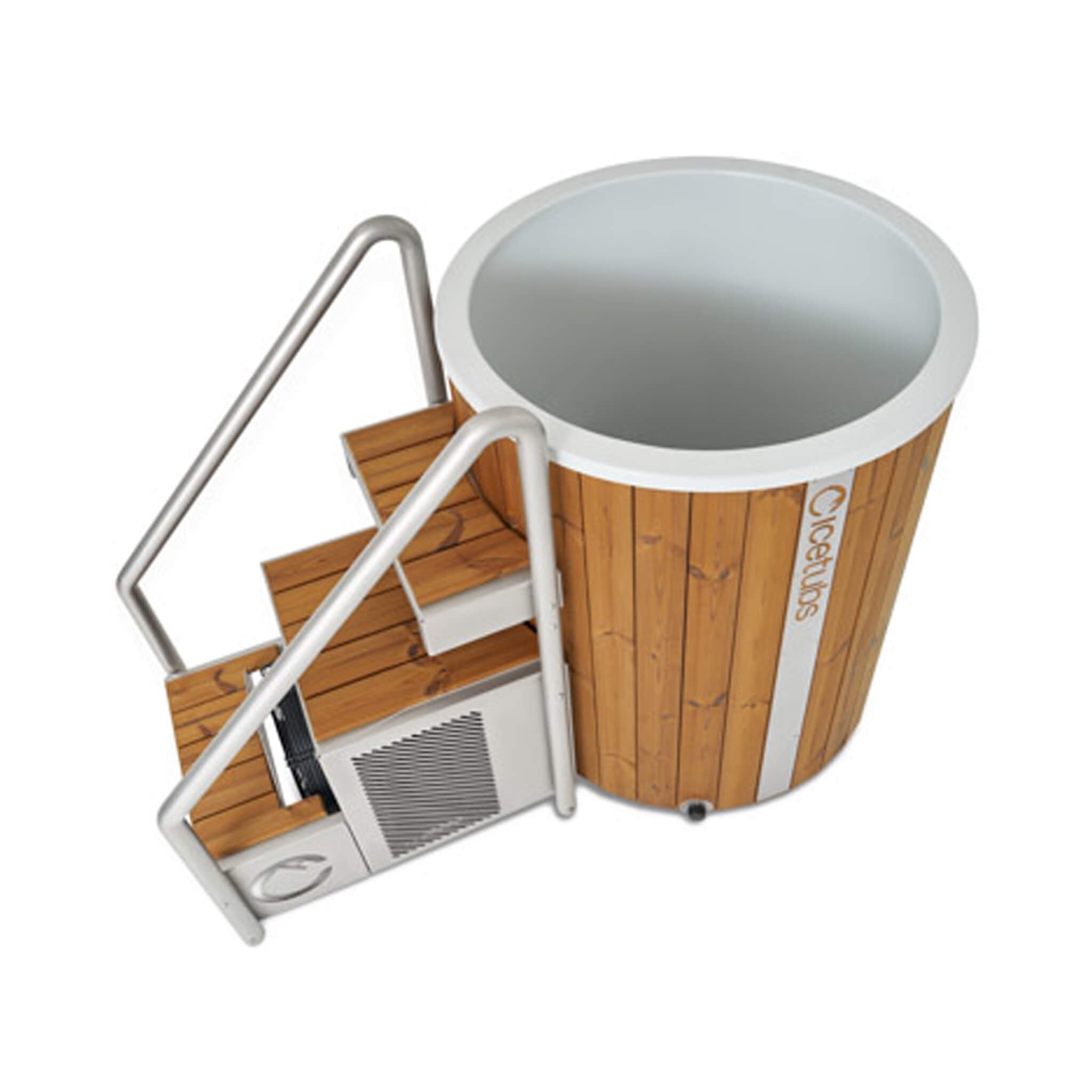 Icetubs IceBarrel XL Thermowood And Fiberglass Cold Plunge Immersion Tub (SAK35418) - The Vitality Estate