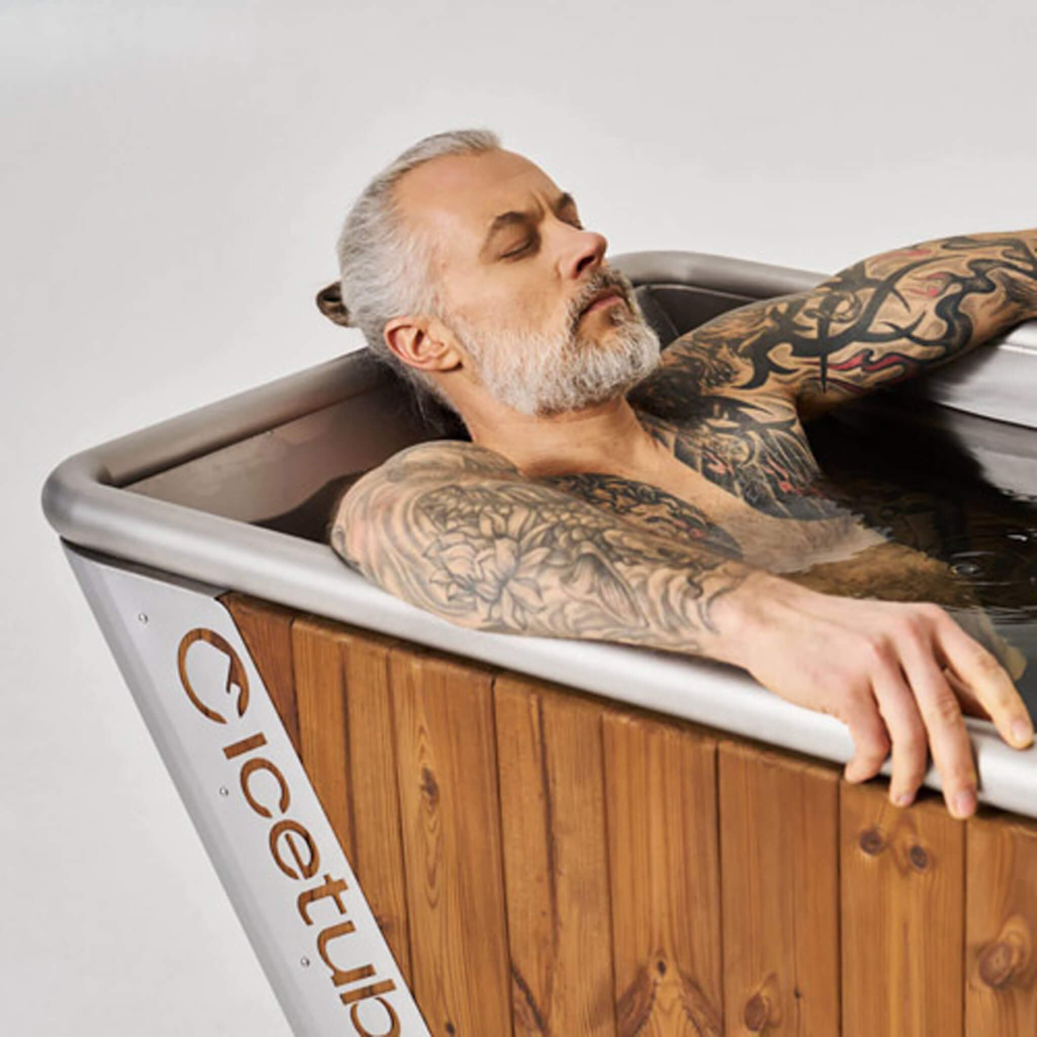Icetubs IceBath Thermowood And Stainless Steel Cold Therapy Immersion Bath (SAK94720) - The Vitality Estate